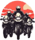 Group of motorcyclists